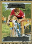 Stamps : Asia : Bahrain :  Ciclistas