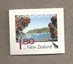 Stamps New Zealand -  Russell paisaje