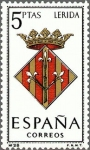 Stamps Spain -  ESPAÑA 1964 1554 Sello Nuevo Escudos Provincias Españolas Lerida