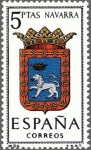 Sellos de Europa - Espa�a -  ESPAÑA 1964 1560 Sello Nuevo Escudos Provincias Españolas Navarra