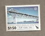 Stamps New Zealand -  50 Aniv inauguración puente Auckland