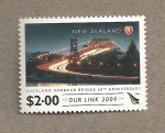 Stamps : Oceania : New_Zealand :  50 Aniv inauguración puente Auckland