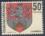 Sellos de Europa - Checoslovaquia -  Escudo Litomerice