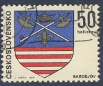 Stamps Czechoslovakia -  Escudo Bardejov