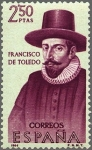 Sellos de Europa - Espa�a -  ESPAÑA 1964 1627 Sello Nuevo Forjadores de América Francisco de Toledo (1515-1581)