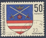 Stamps Czechoslovakia -  Escudo Kezmarok