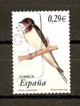 Stamps Spain -  Golondrina.