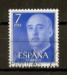 Stamps Spain -  General Franco.