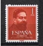 Stamps Spain -  Edifil  1321   I Cent. del nacimiento de Isaac Albéniz ( 1860 - 1909 )