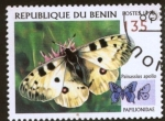 Stamps Benin -  Mariposa