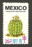 Stamps Mexico -  flora, stenocactus multicostatus