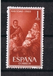 Stamps Spain -  Edifil  1325    Navidad  1960  
