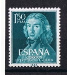Stamps : Europe : Spain :  Edifil  1329  II Cent. del nacimiento de Leandro Fernández de Moratín  " Retrato de Moratín  ( Goya