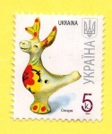 Stamps Europe - Ukraine -  Artesania ucraniana (Instrumento musical)