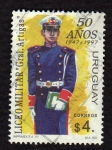 Stamps Uruguay -  Uniforme Liceo Militar