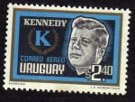 Stamps : America : Uruguay :  Presi.Kennedy