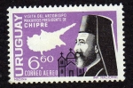 Stamps Uruguay -  Visita Arzobispo Makarios Pres.de Chipre