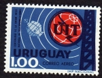 Sellos de America - Uruguay -  Centenario de Telecomunicaciones