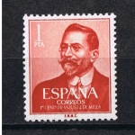 Stamps Spain -  Edifil  1351  I Cent. del nacimiento de Juan  Vázquez de Mella ( 1861 - 1928 )