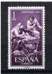 Stamps Spain -  Edifil  1400  Navidad  1961  