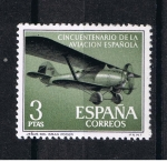 Stamps Spain -  Edifil  1403  L  Aniv. de la Aviación Española  