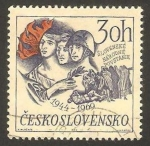 Stamps Czechoslovakia -  Insurrección nacional eslovaca, levantamiento de 1944