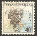 Stamps Czechoslovakia -  1926 - Ludmila Podjavorinska, escritora