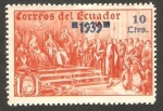 Stamps : America : Ecuador :  Cristobal Colón
