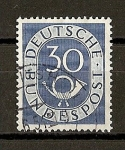 Stamps : Europe : Germany :  Corneta Postal (Republica Federal.)