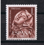 Stamps : America : United_States :  Edifil  1429  IV Cent. de la Reforma Teresiana  " Santa Teresa, escultura de Bernini " "