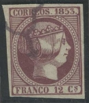 Stamps Spain -  Reina, Scott # 20