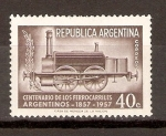 Sellos de America - Argentina -  FERROCARRIL