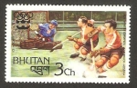 Stamps Bhutan -  olimpiadas de invierno en insbruck, hockey