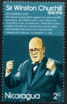 Sellos de America - Nicaragua -  Centenario de W. Churchill