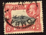 Stamps Uganda -  Mont Kilimanjaro