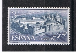 Stamps : Europe : Spain :  Edifil  1496  Real Monasterio de Santa María de Poblet  " Vista general "
