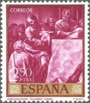 Stamps Spain -  ESPAÑA 1969 1915 Sello **MNH Pintor Alonso Cano La Circuncisión