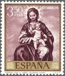 Sellos de Europa - Espa�a -  ESPAÑA 1969 1917 Sello **MNH Pintor Alonso Cano Virgen con el Niño