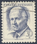 Stamps Czechoslovakia -  Ludvik Svoboda