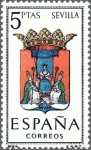 Sellos de Europa - Espa�a -  ESPAÑA 1965 1638 Sello Nuevo Serie Escudos Provincias Españolas Sevilla