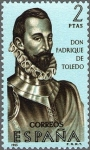 Stamps Spain -  ESPAÑA 1965 1682 Sello Nuevo Forjadores de America Fadrique de Toledo (1516-1582)