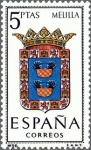 Sellos de Europa - Espa�a -  ESPAÑA 1966 1703 Sello **MNH Escudos de las Capitales de Provincias Españolas. Melilla