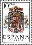 Stamps Spain -  ESPAÑA 1966 1704 Sello **MNH Escudos de las Capitales de Provincias Españolas. España