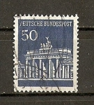 Stamps Germany -  Puerta de Brandenburgo.