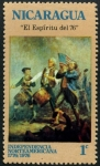 Stamps : America : Nicaragua :  Indepencia de Norteamerica