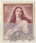 Stamps Spain -  ESPAÑA 1963 1507 Sello Jose de Ribera El españoleto La Inmaculada usado
