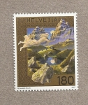Stamps Switzerland -  Suiza legendaria