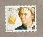 Stamps Switzerland -  300 Aniv de L. Euler, matemático