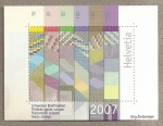 Stamps Switzerland -  Viñeta colores billetes banco suizos