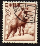 Stamps : Asia : Japan :  cabra salvaje